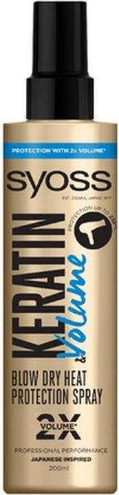 Immagine prodotto Syoss Keratin & Volume Spray termo-protettivo per capelli che dona volume 200ml (200 ml)