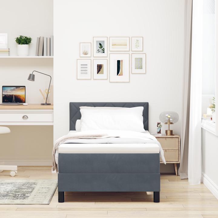 Actual product image vidaXL Modernes Bett (90 x 190 cm)
