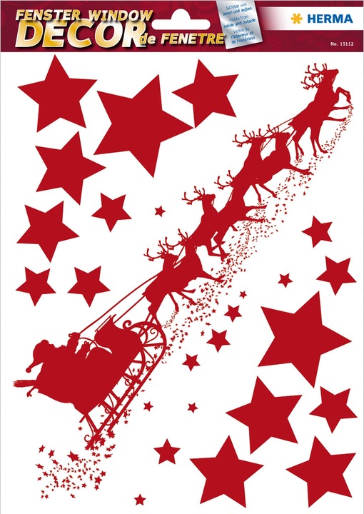 Produktbild Herma Fensterbild Weihnachtsfahrt 1 Blatt
