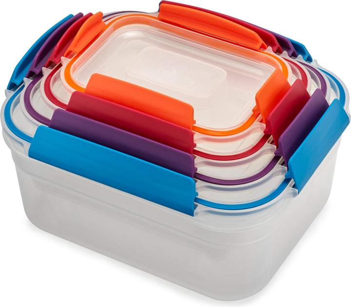 Red, Blue, Purple, Orange