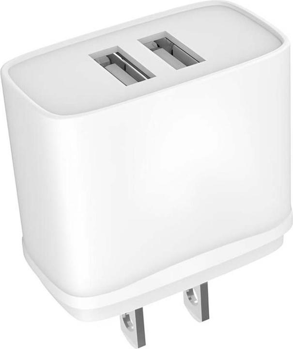Produktbild Jaym Doppeltes Netzladegerät USB-A 12 W 2,4A US-Stecker (12 W)