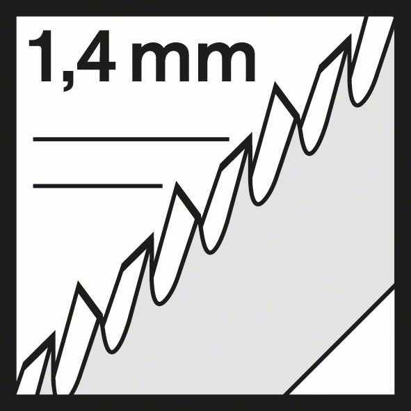 Actual product image Bosch Professional Zubehör Jigsaw blade T 101 AOF, Spec