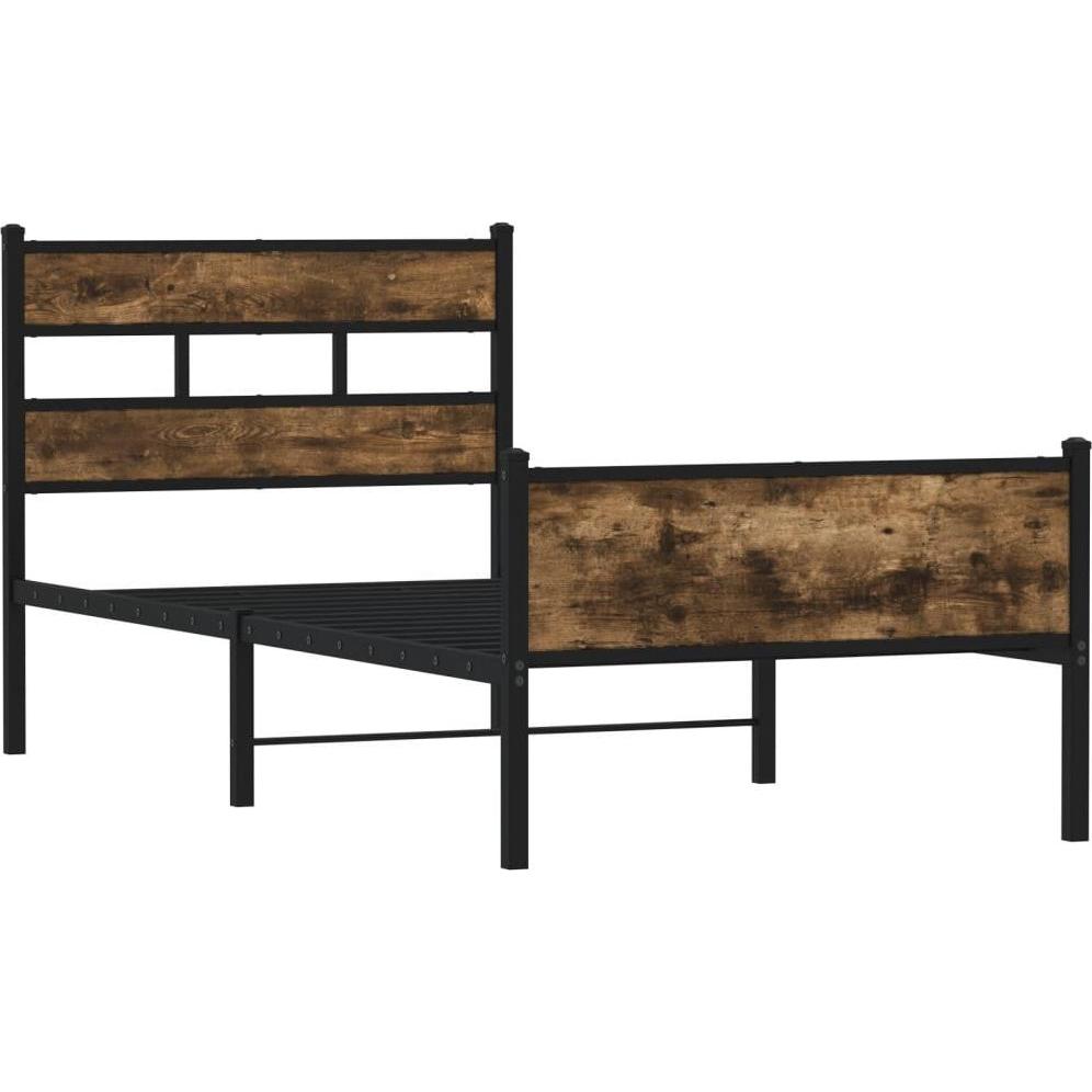 Thumbnail - VidaXL, Bett, Bettgestell Bett Einzelbett ohne Matratze 100x200cm Holzwerkstoff (100 x 200 cm)