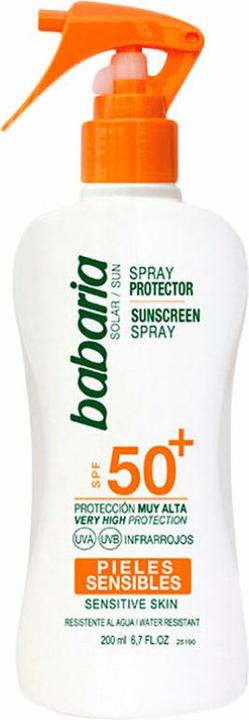 Produktbild Babaria Solar Sensibles F-50 Sun Protector Spray 200ml (Sonnenspray, SPF 50, 200 ml)
