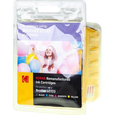 Kodak, Druckerpatrone, 185B012321 BRO. DCPJ132W (4) CMYK