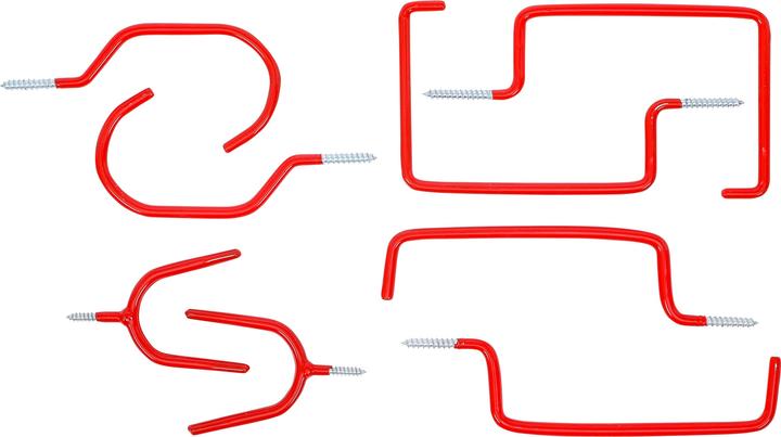 Immagine prodotto BGS Assortimento di ganci a vite per pareti e soffitti | 8 pezzi.