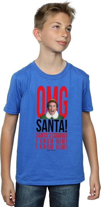 Immagine prodotto Elf OMG Santa I Know Him Maglietta Ragazzi (140, 146)