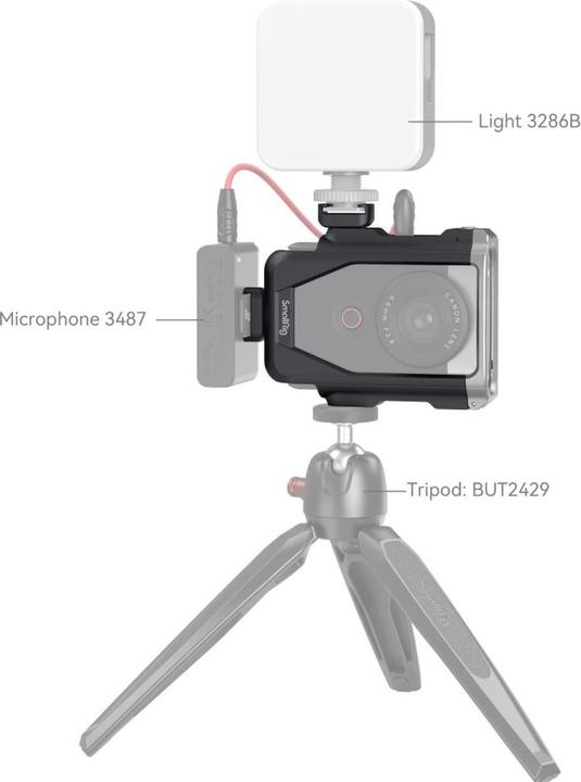 Actual product image SmallRig 4235 Cage Kit for Canon PowerShot V10 (Cage)