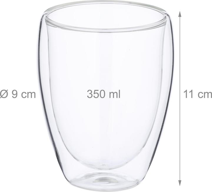 Image du produit Relaxdays Tasses-latte-macchatio (350 ml, 1 x)