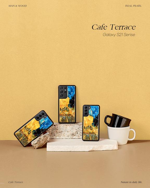 Produktbild Ikins case for Samsung Galaxy S21+ cafe terrace black (Samsung Galaxy S21+)