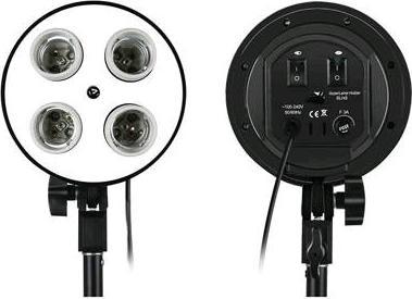 Actual product image Puluz Studio softbox 50x70cm, tripod, LED bulb 4 pcs PU5071EU (Soft boxes)