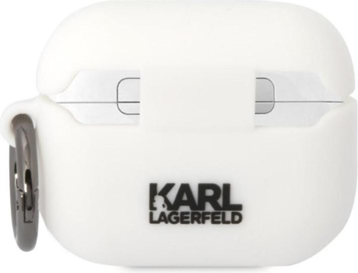 Actual product image Karl Lagerfeld Airpods Pro Logo NFT Choupette Head Silicone Case (Headphone sleeve)