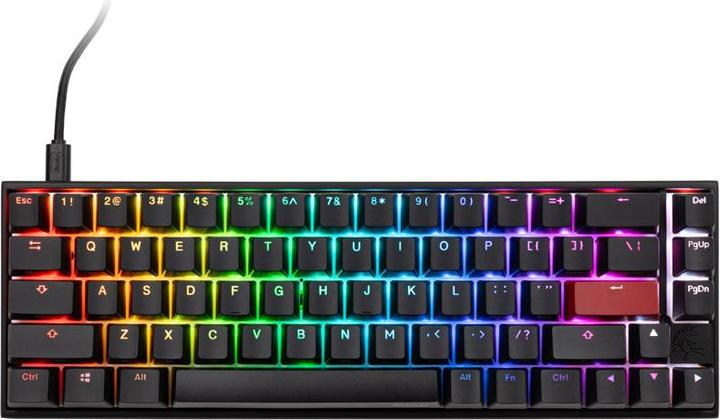 Produktbild Ducky Mecha Pro SF Gaming Tastatur, Cherry MX-Silent-Red (US) (US, Kabelgebunden)