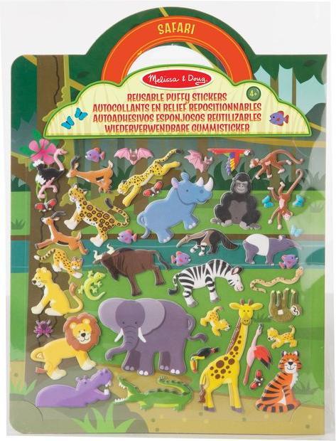 Actual product image Melissa & Doug M&D Reusable Puffy Stickers