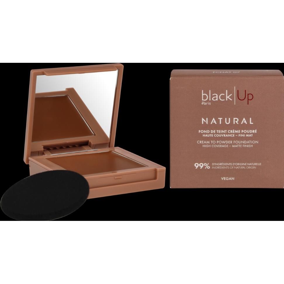 Black Up, Foundation, Full Cover Cream Powder Foundation (#07)