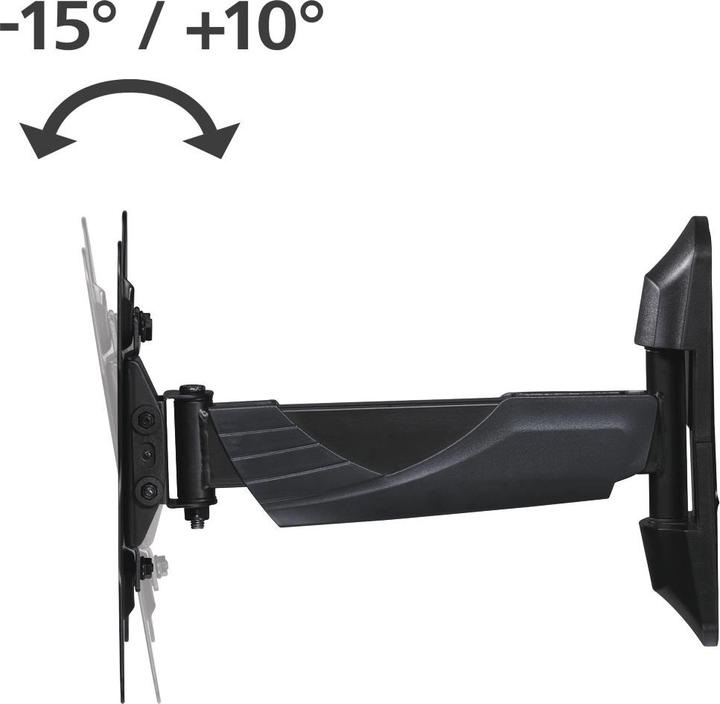 Immagine prodotto Hama Supporto a parete per TV, girevole, inclinabile, 122 cm (48") fino a 35 kg (Muro, 48", 35 kg)