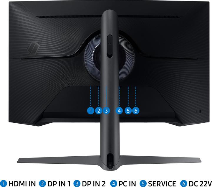 Immagine prodotto Samsung Odyssey G7 LC27G75TQSRXEN (2560 x 1440 pixel, 27")