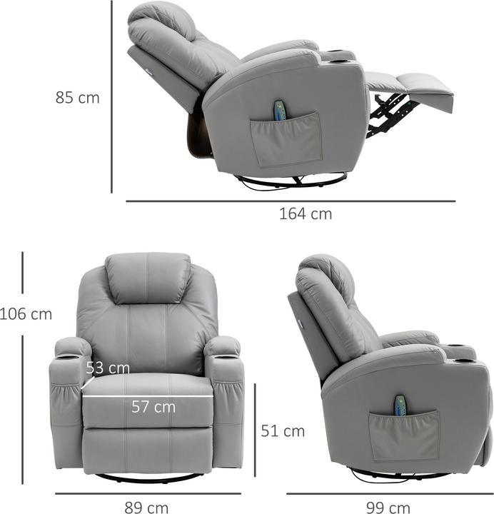 Immagine prodotto Outsunny Sedia da massaggio