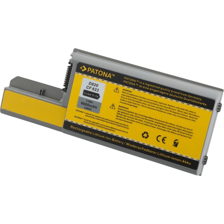Patona 2066 (9 cubicoli, 6600 mAh), Batteria per notebook, Grigio