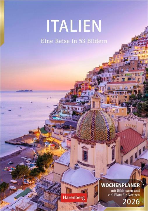 Produktbild Harenberg Italien Wochenplaner 2026 - Eine Reise in 53 Bildern (Deutsch)