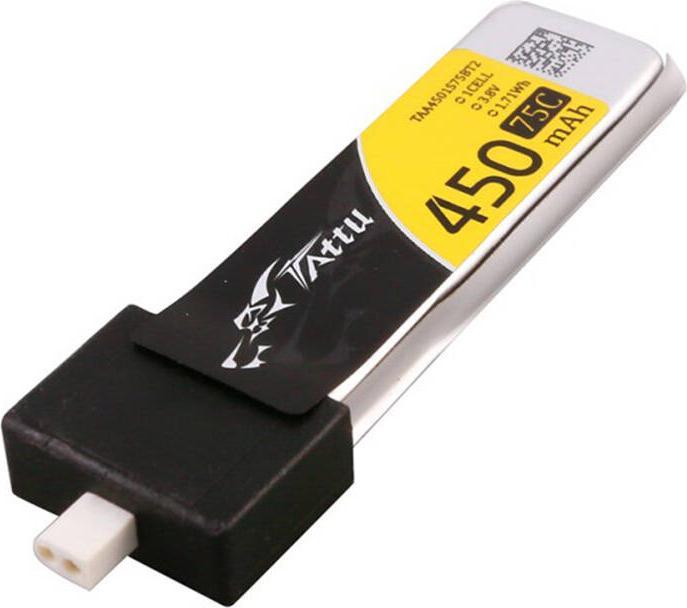 Actual product image Gens Ace 450mAh 3.8V 75C 1S1P HV Lipo Batteries (5pcs). (3.80 V, 450 mAh)