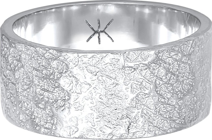 Produktbild Kuzzoi Ring Herren Bandring Organic Struktur 925 Silber (64, 925 Silber)