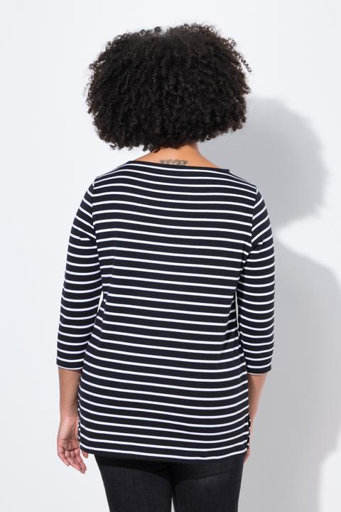 Produktbild Angel of Style T-Shirt, Classic Fit, Ringel, 3/4-Ärmel (48)