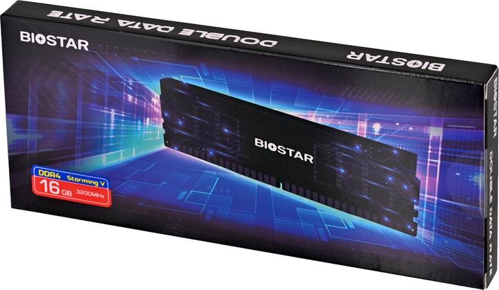 Produktbild Biostar Pamięć DDR4 16GB 3200MHz Heatsink Storming (1 x 16GB, 3200 MHz, DDR4-RAM, DIMM)