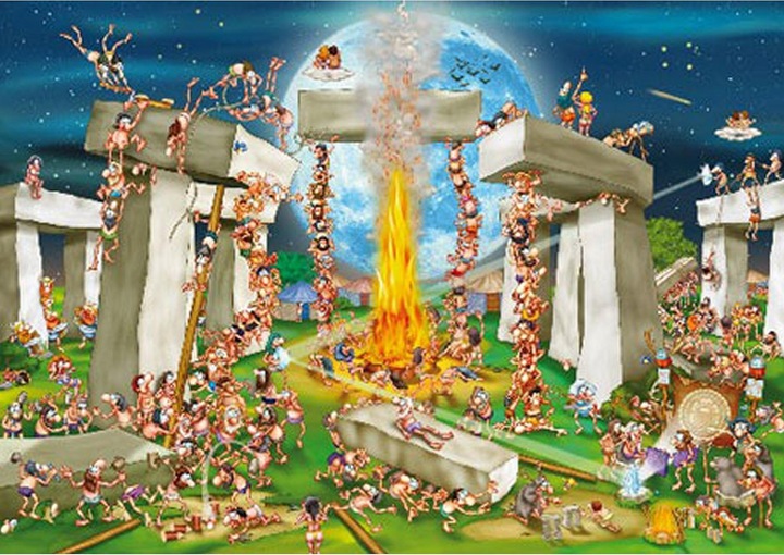 Productafbeelding D-Toys Puzzel 1000 stukjes - Beeldverhaal - Stonehenge (1000 onderdelen)
