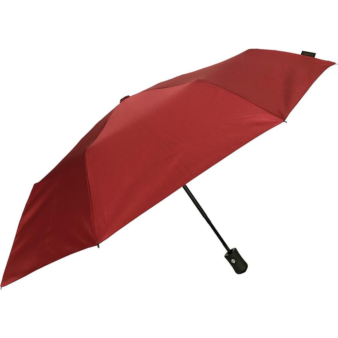 Smati, Ombrello, Ombrello tascabile piccolo - compatto - Ombrello Stormproof Antivento (rosso cardinale), Rosso