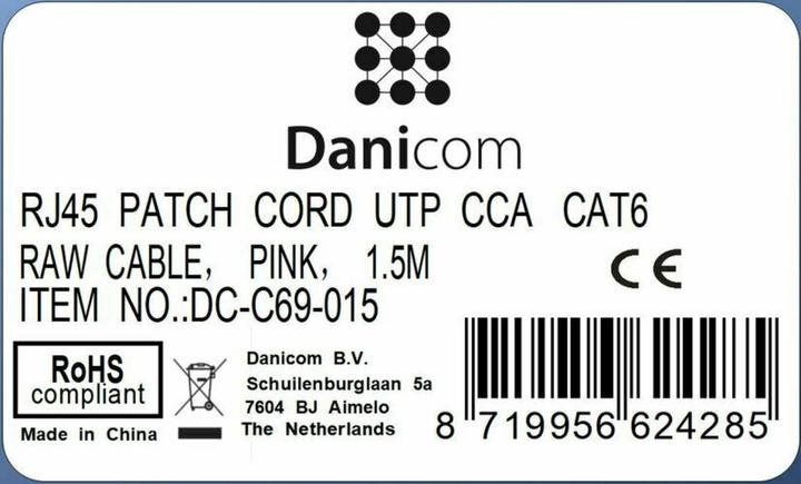 Produktbild Dsit CAT 6 Netzwerkkabel U/UTP (CAT6, 1.50 m)