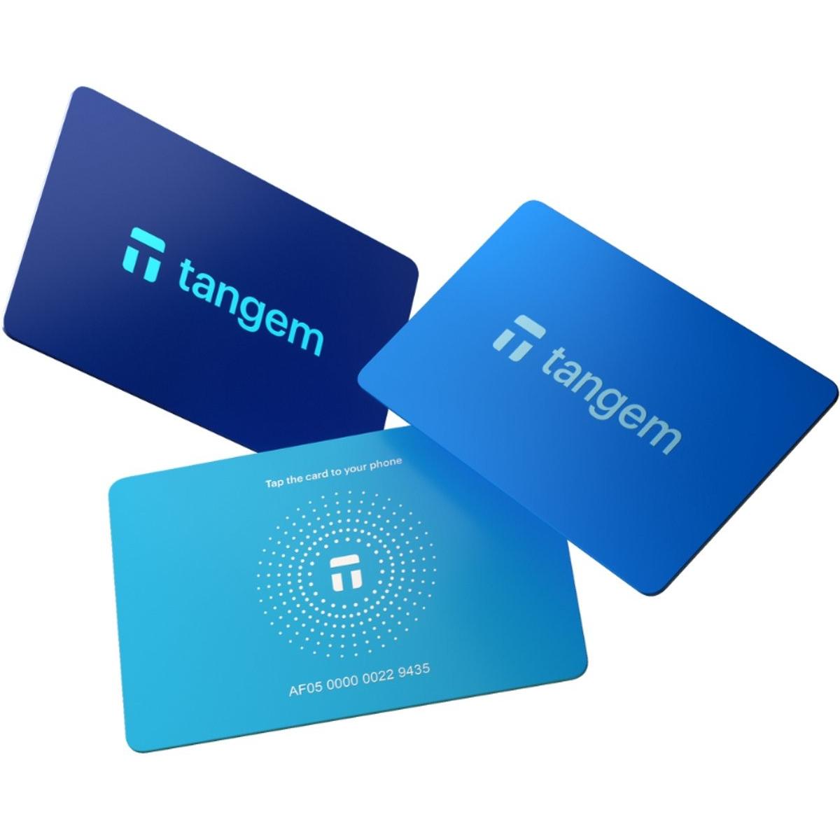 Tangem 2.0 - 3 Card Set - Hyperblue (Ethereum Classic, Bitcoin), Crypto wallet, Blu