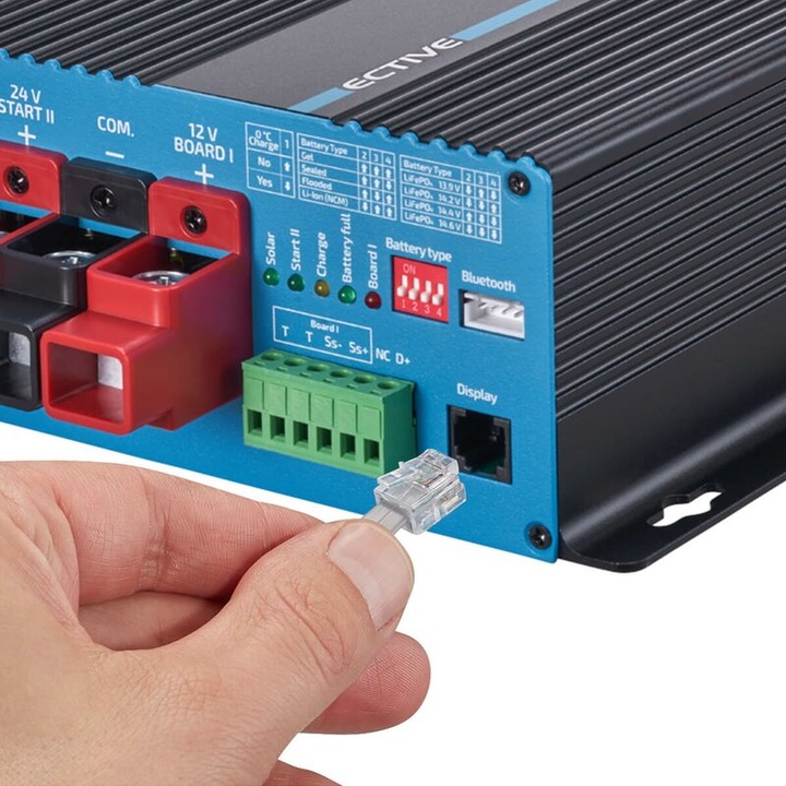 Produktbild Ective SBB60 Ladebooster 12V 60A mit 30A Solar-Laderegler Wohnmobil AGM LiFePO4