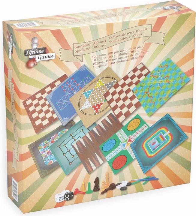 Actual product image Lifetime Games Game box, 10in1 (German, 2 - 6 Players)