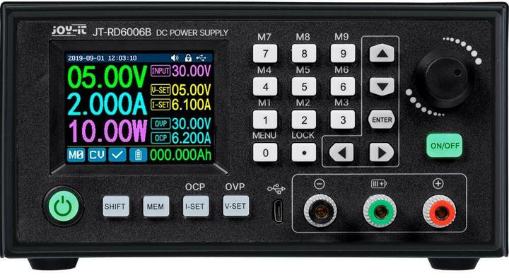 Produktbild Joy-it JT-RD6006-C-B Labornetzgerät, einstellbar 0 - 60V 0 - 6A 360W fernsteuerbar, programmierbar