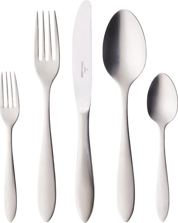 Produktbild Villeroy & Boch Tafelbesteck 30tlg. Arthur gebürstet (30 Stück, Besteck Set)