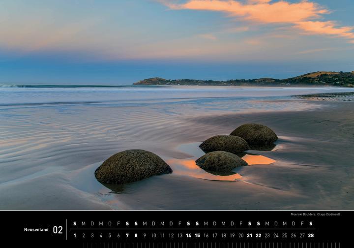 Produktbild Neuseeland Premiumkalender 2026