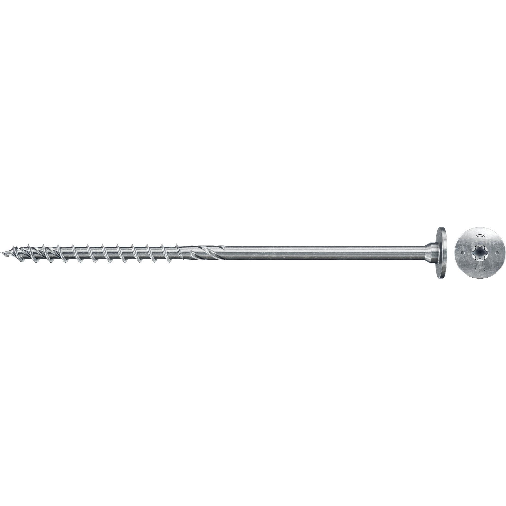 Fischer, Schrauben, Holzbauschraube Stufensenkkopf Power-Fast II 8x380 mm TG TX40 vz. (50 Schrauben pro Stück)
