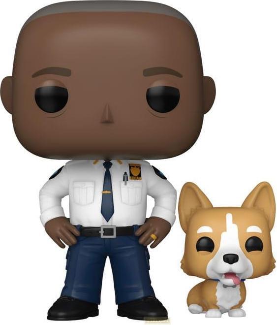 Funko FK61401 - Brooklyn Nine-Nine POP! TV Vinyl Figure Cpt Holt wdog 9 cm