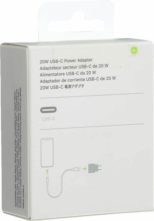 Immagine prodotto Apple Adattatore di alimentazione USB-C (20 W)