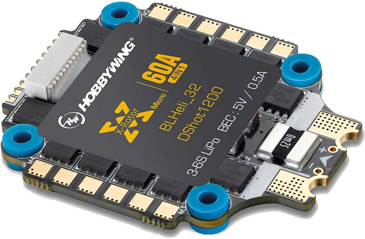 Image du produit Hobbywing Xrotor 4en1 FPV Contrôleur 60A 6s BLHeli32-DS1200