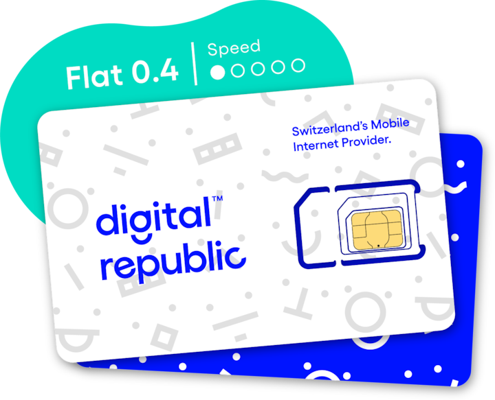 Produktbild Digital Republic SIM-Karte Unlimitiert Internet für 365 Tage – Low Speed (Unlimitiert)