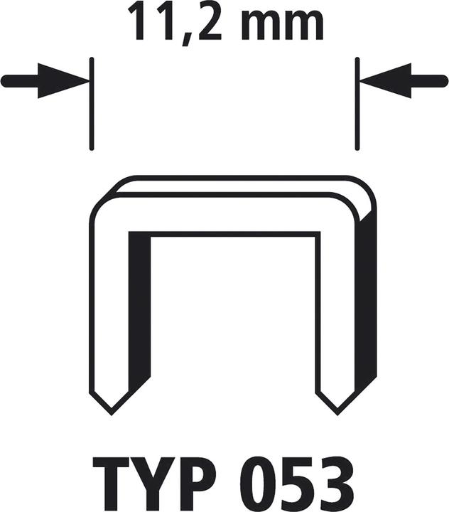 Actual product image wolfcraft 1 hand tacker set tacocraft 6, 1001 pcs.