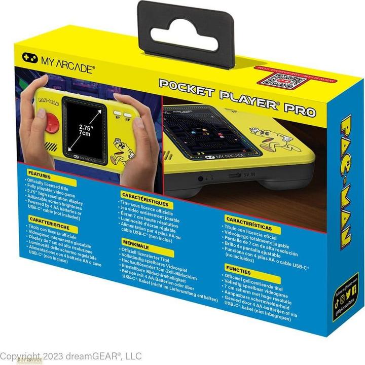 Produktbild MyArcade - Pocket Player Pro Pac-Man (3 Jeux en 1)