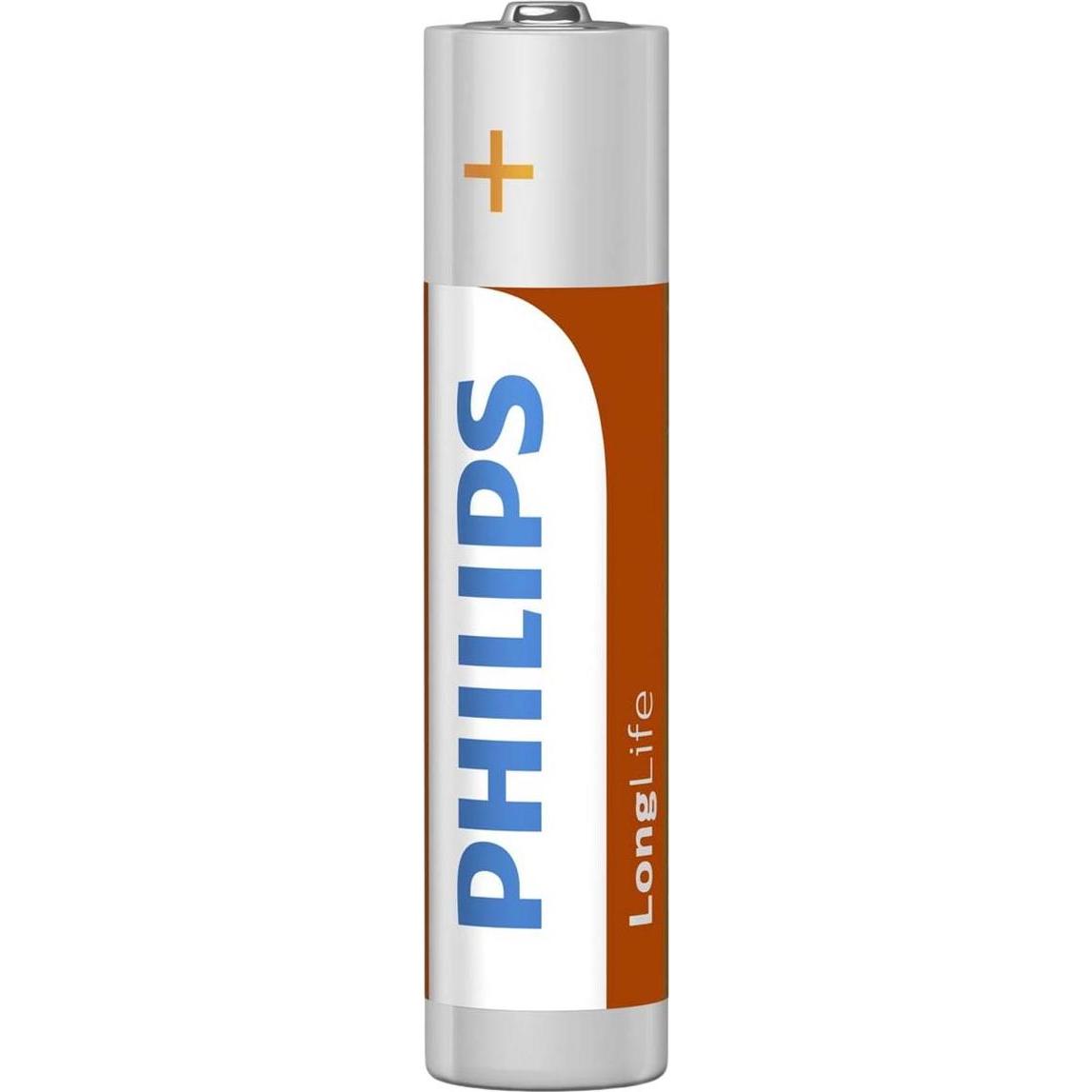 Philips Longlife (12 pz., Specifico del dispositivo, 500 mAh), Batterie + pile