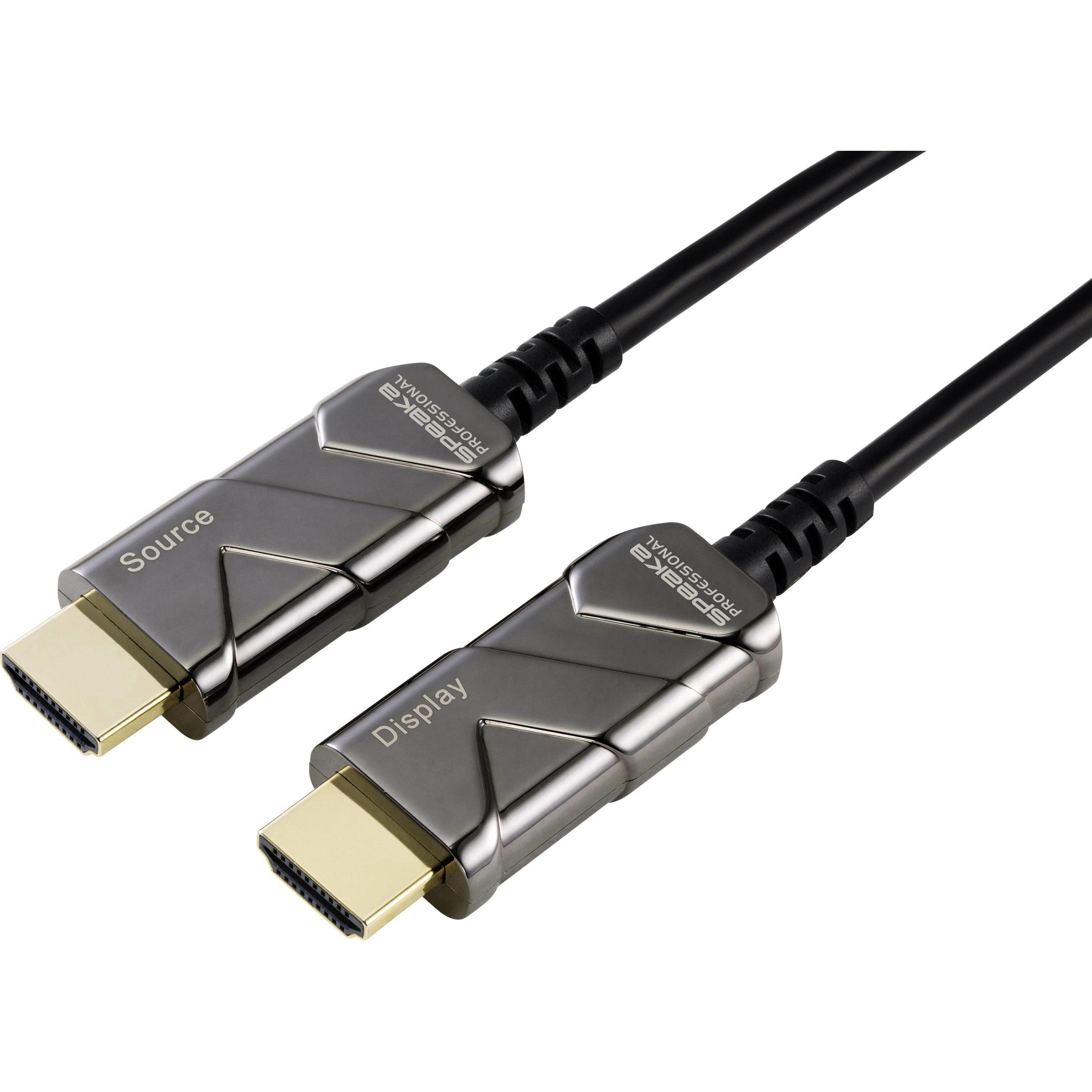 Thumbnail - SpeaKa Professional optisches HDMI-Kabel (AOC) aktiv 8K 50 m (50 m, Andere), Video Kabel