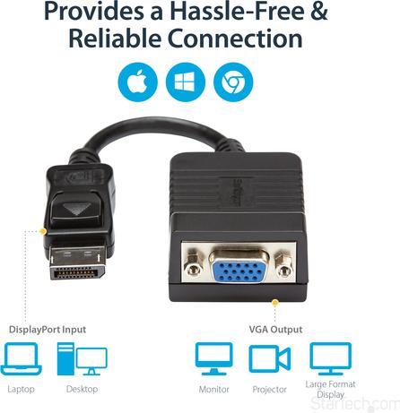 Produktbild StarTech Displayport To VGA Converter (VGA, 25.40 cm)