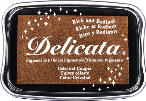 Actual product image Tsukineko Delicata Metallic Inkpad, Copper