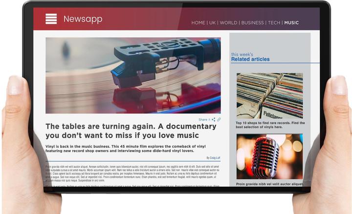 Produktbild Lenovo Tab M10 (2. Gen) (nur WLAN, 10.10", 32 GB, Iron Grey)