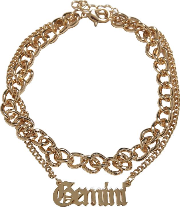 Urban Classics Zodiac Golden Anklet (80% Eisen 20% Rostfreier Stahl, 22 cm)